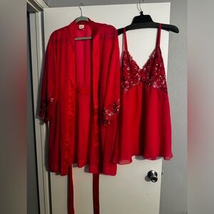Soma chemise and robe set